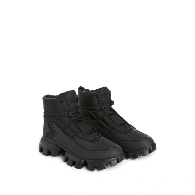 Prada Cloudbust Thunder High-top Sneakers In Black