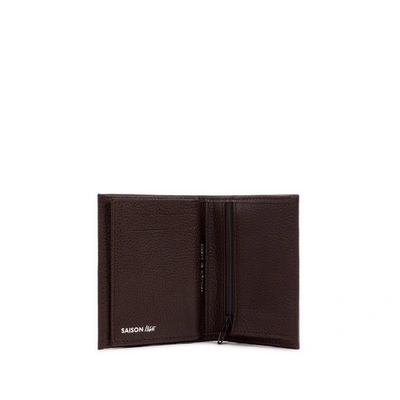 Saison Portefeuille En Cuir In Marron