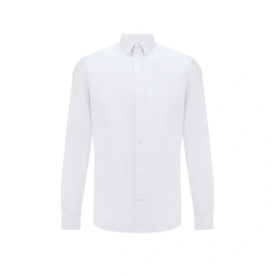 Au Printemps Paris Chemise Slim En Coton In Blanc