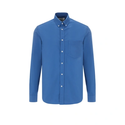 Editions 102 Chemise En Coton Oxford In Bleu