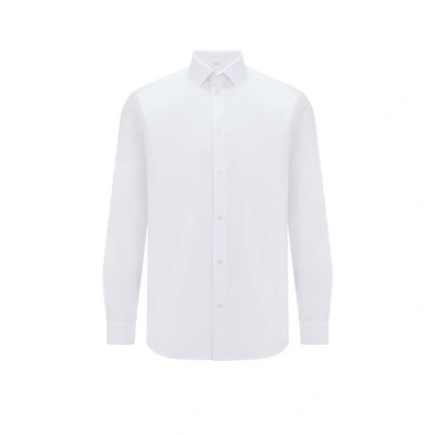 Au Printemps Paris Chemise En Coton In Blanc