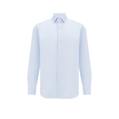 Au Printemps Paris Chemise En Coton In Bleu