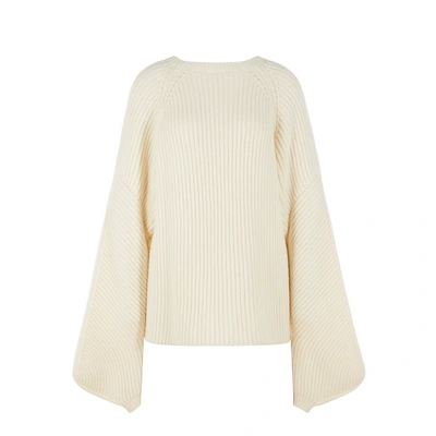 Saison Pull En Grosse Maille In Beige