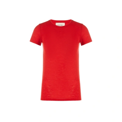 Saison T-shirt En Laine In Red