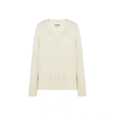 Ganni Recycled Wool-blend Jumper