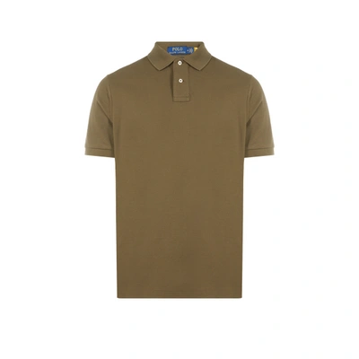 Polo Ralph Lauren Custom Slim Fit Mesh Polo Shirt In Defender Green