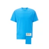 Ambush Logo-pocket Cotton T-shirt In Deep Water Blue