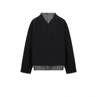 Maison Margiela Cotton Bi-material Jumper