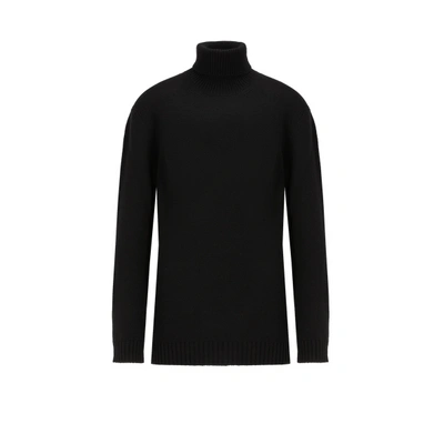 Prada Re-cashmere Turtleneck Sweater In Black
