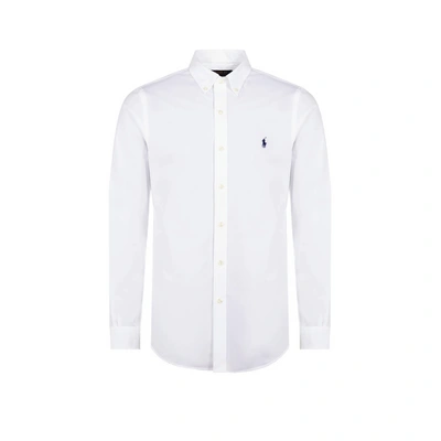 Polo Ralph Lauren Classic Pony Logo Oxford Shirt In White