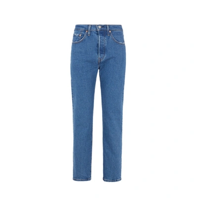 Levi's Indigo 501 Original Fit Jeans In Shout Out Stone