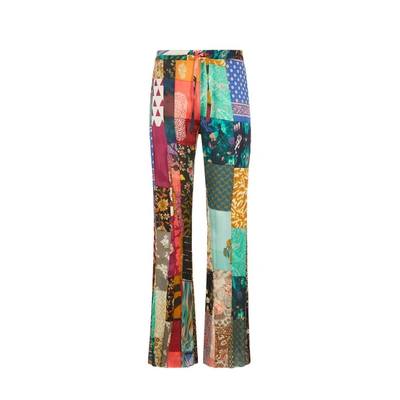 Marques' Almeida Satin Patchwork Trousers