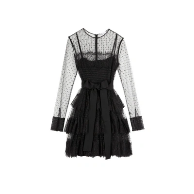 Red Valentino Ruffled Tulle Dress