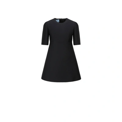 Prada Robe Manches Courtes In Black