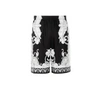 Versace Men's Barocco Silk Shorts In Black/white