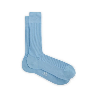 Au Printemps Paris Chaussettes En Coton In Blue