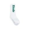 RHUDE COTTON-BLEND LOGO SOCKS