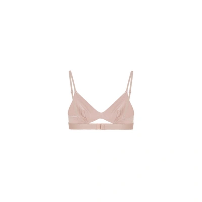 Organic Basics Lyocell Triangle Bra Top In Pink
