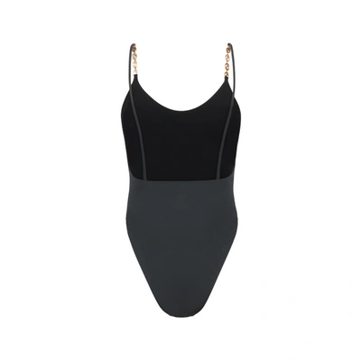 Versace Greca Chain One-piece Swimsuit