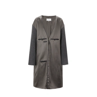 Maison Margiela Long Bi-material Dress