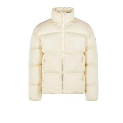 Palm Angels Classic Nylon Down Track Jacket In White