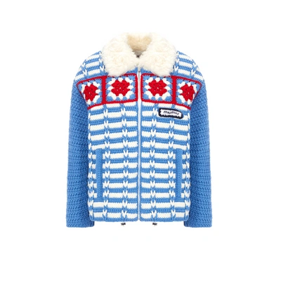 Miu Miu Crochet Wool Jacket