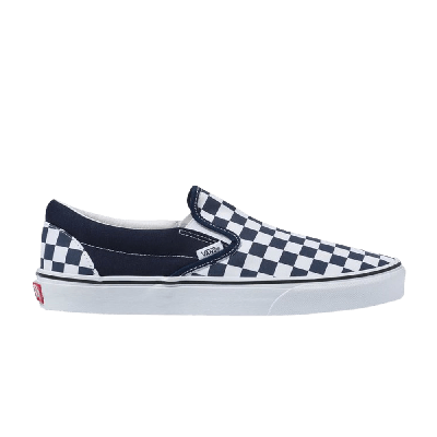 Pre-owned Vans Classic Slip-on 'checkerboard - Parisian Night' In Blue