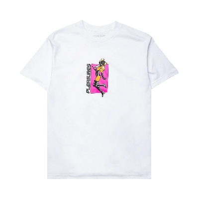 Pre-owned Pleasures Baked T-shirt 'white'