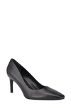 Calvin Klein Callia Pump In Black Leather