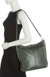 Massimo Castello Maison Heritage Leather Shoulder Bag In Green