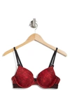 Felina Gorgeous Contour Bra In Scarlet Lace