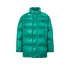 Prada Recycled Nylon Oversized Down Jacket In Green