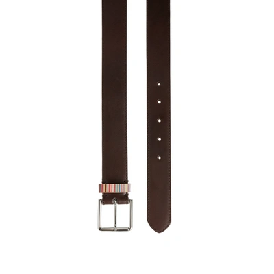 Paul Smith Leather Belt In Black