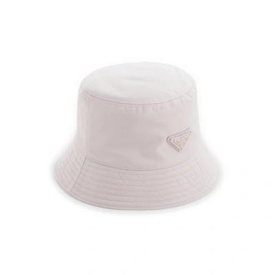 Prada Nylon Bucket Hat In Pink