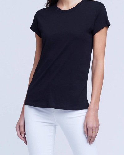 L'agence Ressi Crew Neck T-shirt In Black