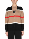 BURBERRY CARDIGAN WITH STRIPED PATTERN