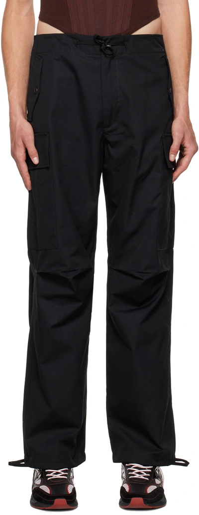 Darkpark Black Saint Cargo Pants In Black