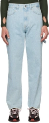Darkpark Blue John Jeans In Light Wash