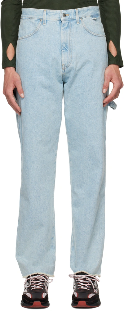 Darkpark Blue John Jeans In Light Wash