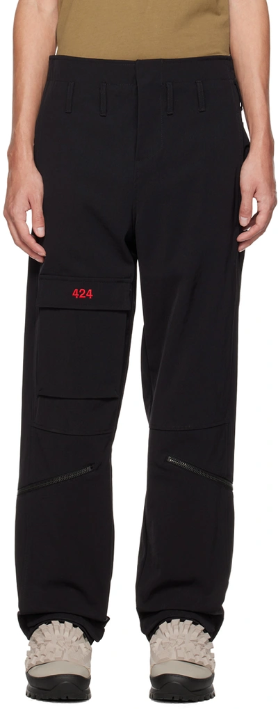 【AAKE】BRANCH CARGO NYLON PT 424 Nylon Cargo Pants In Black | ModeSens