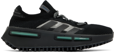 Adidas Originals Black Nmd S1 Sneakers In Core Black/core Blac