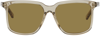 Saint Laurent Tan Sl 480 Sunglasses In 003 Yellow