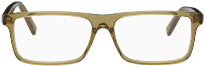 Saint Laurent Yellow Sl 483 Glasses In Yellow-yellow-transp