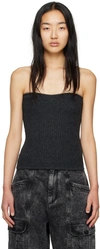 ISABEL MARANT GRAY STRAPLESS CAMISOLE