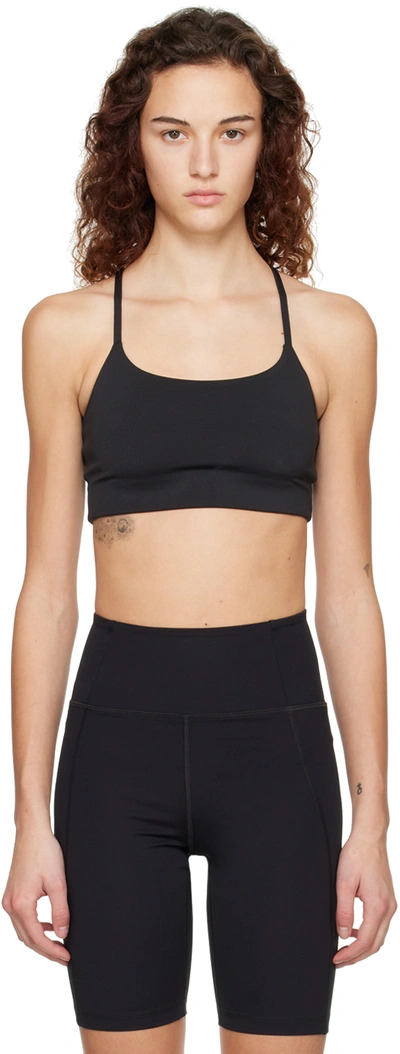 Girlfriend Collective Black Juliet Sport Bra