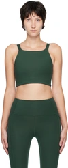 Girlfriend Collective Moss Mia High Neck Bra In Moss