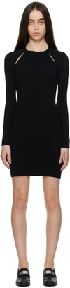 Rag & Bone Black Asher Minidress In Black