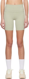 Alo Yoga High-waist Active Biker Shorts In Limestone