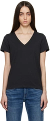 Rag & Bone Surplus Stretch Modal And Cotton-blend Jersey T-shirt In Black