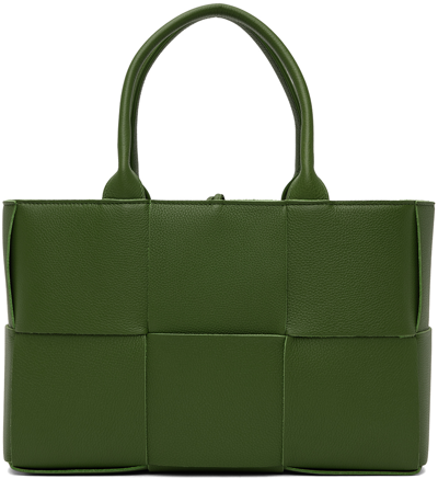 Bottega Veneta Green Arco Tote In 3141 Avocado Gold